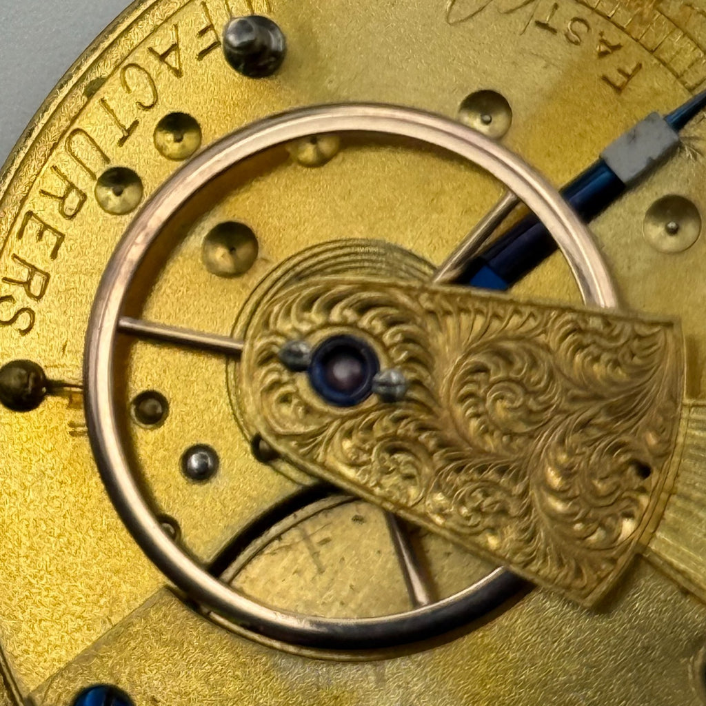 English Lever Pocket Watch Movement - James Reid & Co. Coventry - Parts / Repair