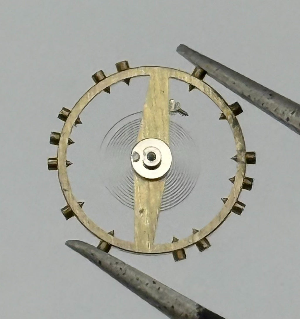 AS 984 Inca Balance Wheel Complete And Spring Renata 31 Watch Movement Parts NOS
