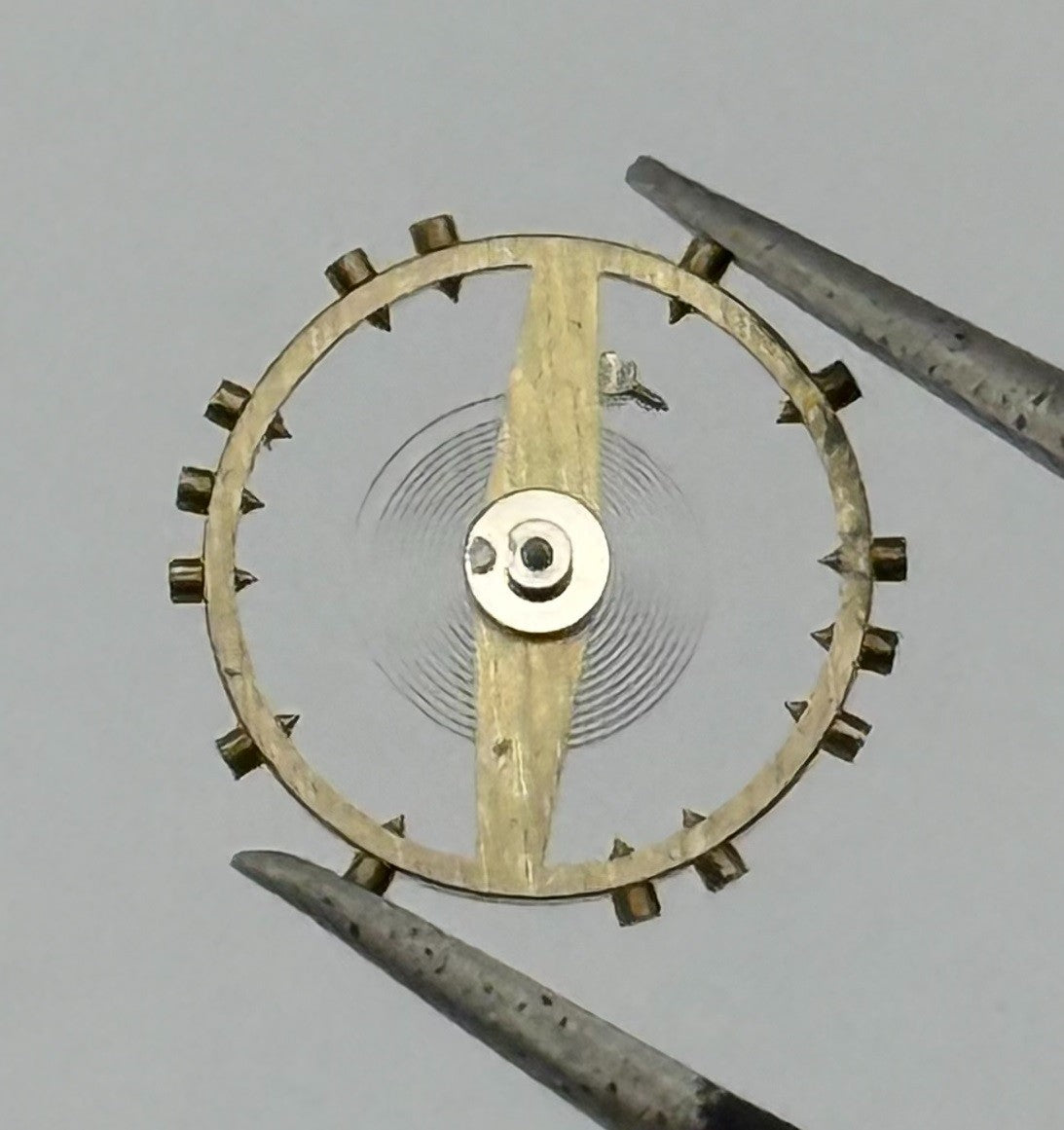 AS 984 Inca Balance Wheel Complete And Spring Renata 31 Watch Movement Parts NOS