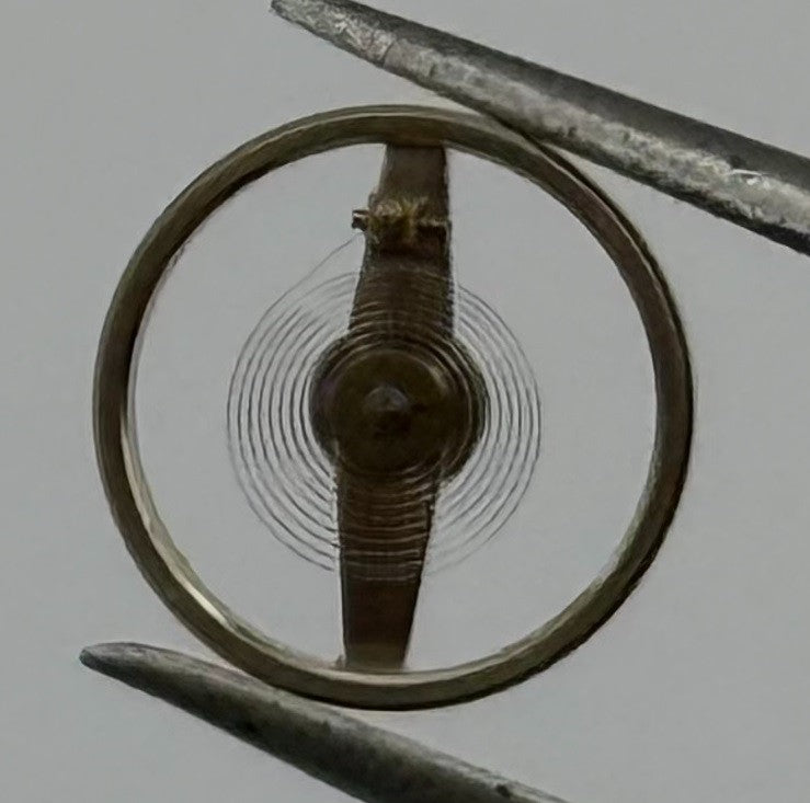 Ebosa 86 Balance Wheel Complete And Spring 1652 Watch Movement Parts NOS