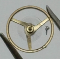 FEF 6620 Balance Wheel Complete And Spring 5½’’’ 1449 M Watch Movement Parts NOS
