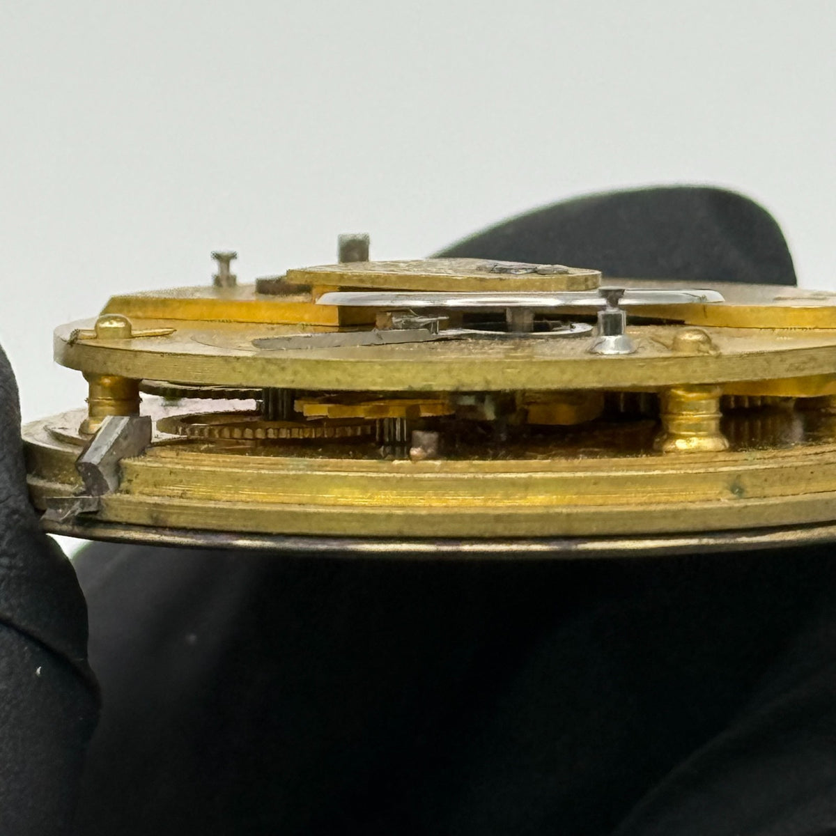 English Lever Pocket Watch Movement - E. Johnson & Son Derby - Parts / Repair