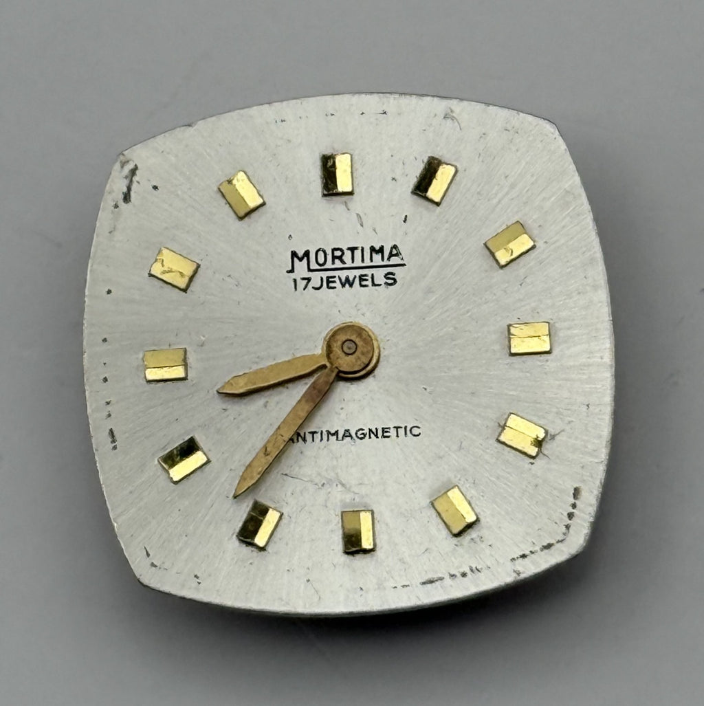 Cattin C64 Watch Movement Mortima 17Jewels Swiss Manual Wind Parts Repair 15.2mm