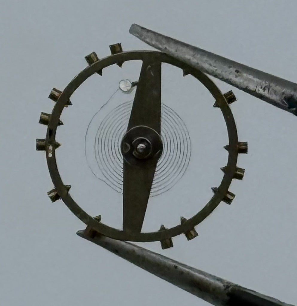 Dama 500 520 Balance Wheel Complete And Spring 10½’’’ 3099 Watch Movement Parts