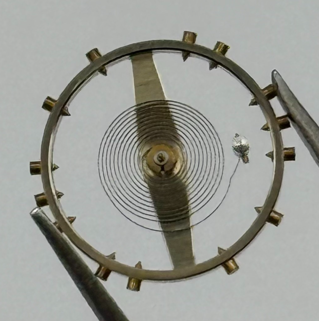 Felsa 4000 Balance Wheel Complete And Spring Renata 965 Watch Movement Parts NOS