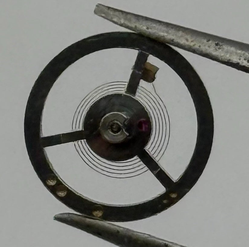 BFG 34 Balance Wheel Complete And Spring 10½’’’ 322 Watch Movement Parts NOS
