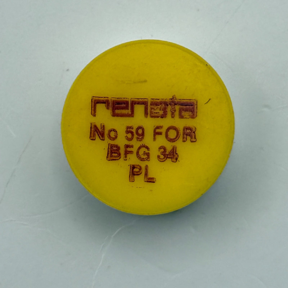 BFG 34 PL Balance Wheel Complete And Spring Renata 59 Watch Movement Parts NOS