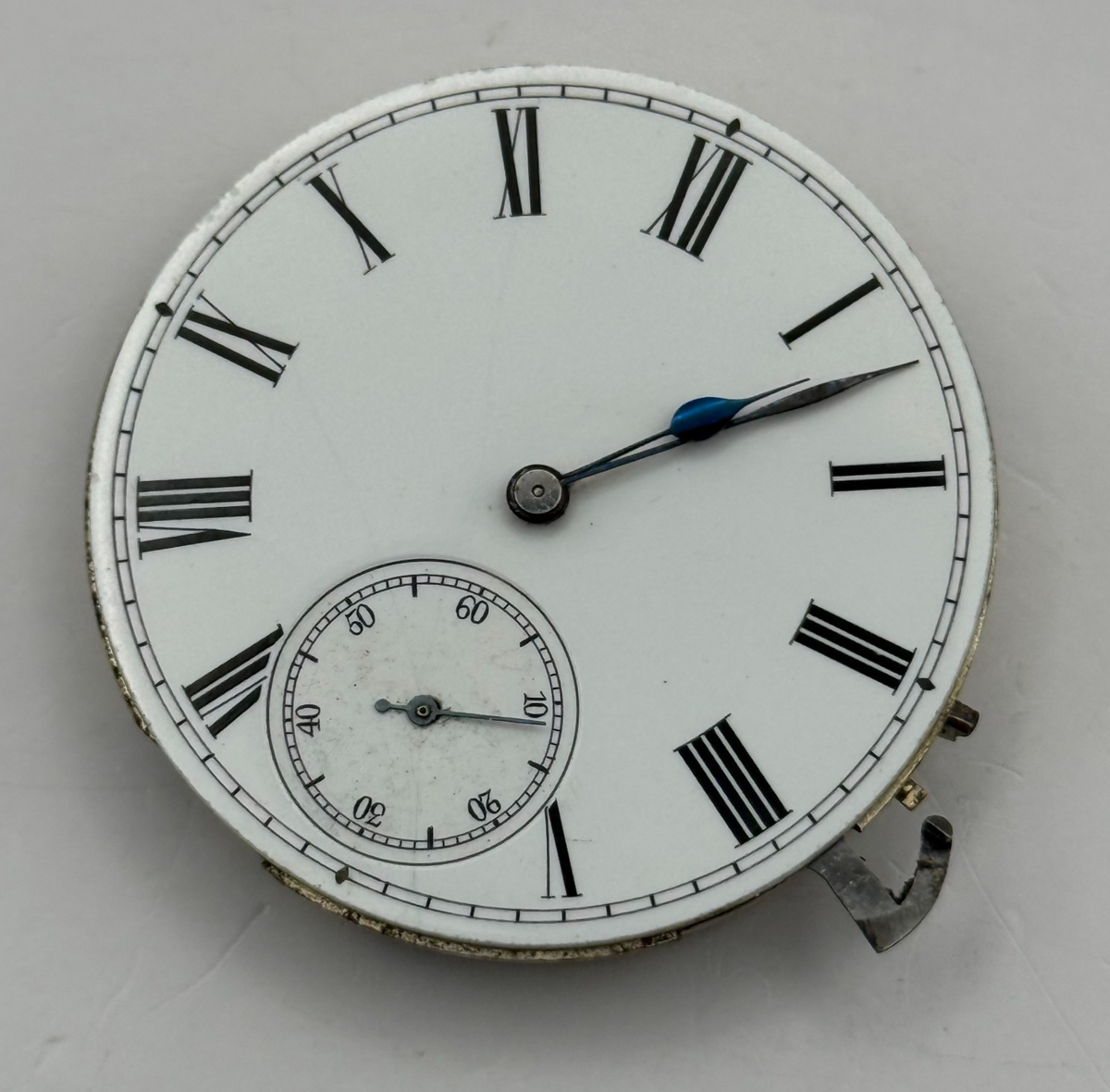 Longines Pocket Watch Movement Antique Hunter Sub Seconds Parts Repair 40.1mm
