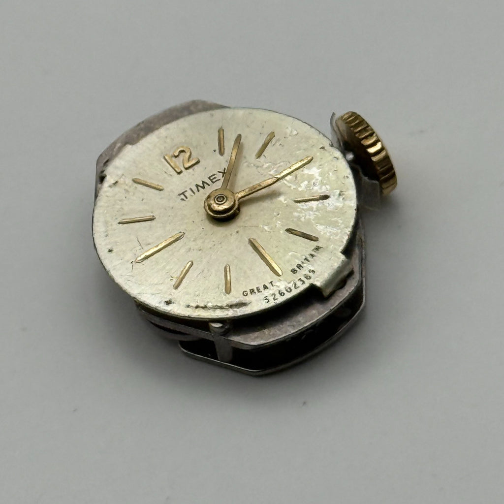 Timex 480 Watch Movement Great Britain Manual Wind Vintage Parts Repair 14mm