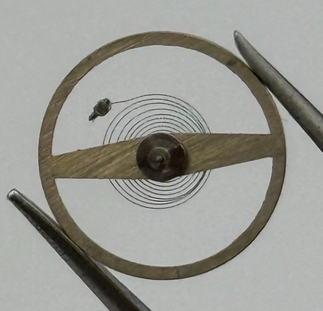 AS 1194 Inca Balance Wheel Complete And Spring Renata Watch Movement Parts NOS