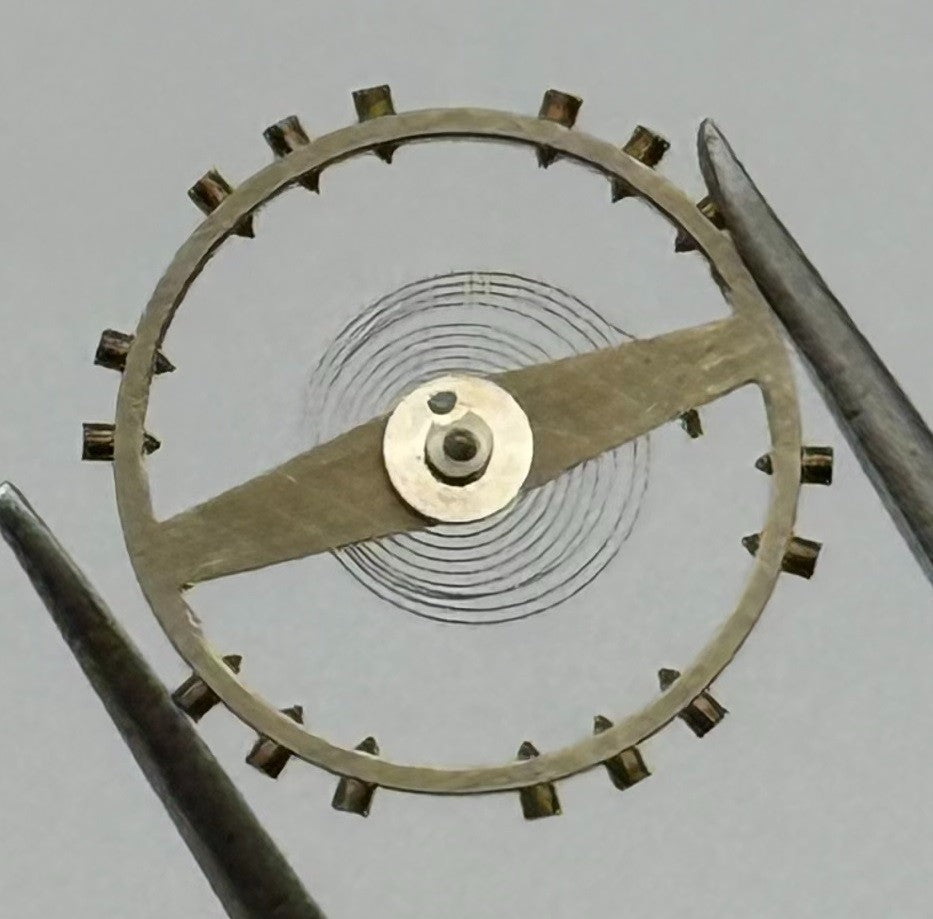FHF 240 Balance Wheel Complete And Spring 721 N 10½-11½''' Watch Movement Parts