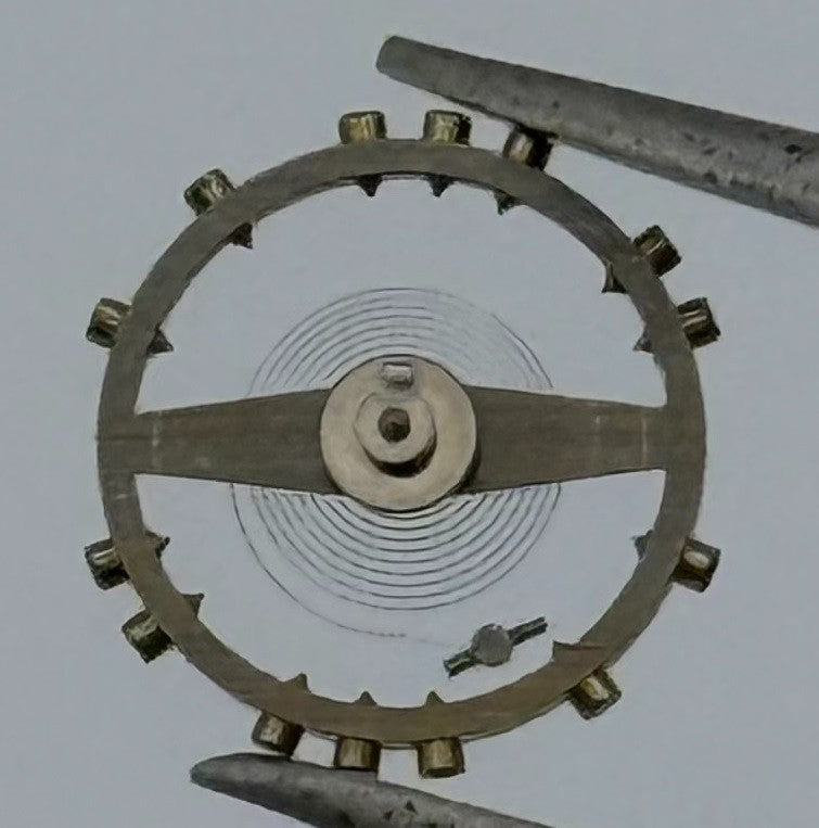 MST 349 Balance Wheel Complete And Spring 5¼’’’ Renata 256 Watch Movement Parts
