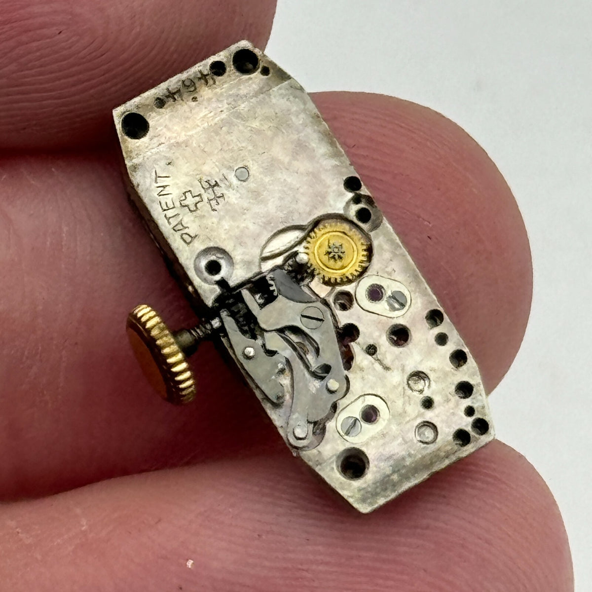 FHF Watch Movement Clarte Fab.Suisse Patent Running Ladies Manual Wind Parts 9mm