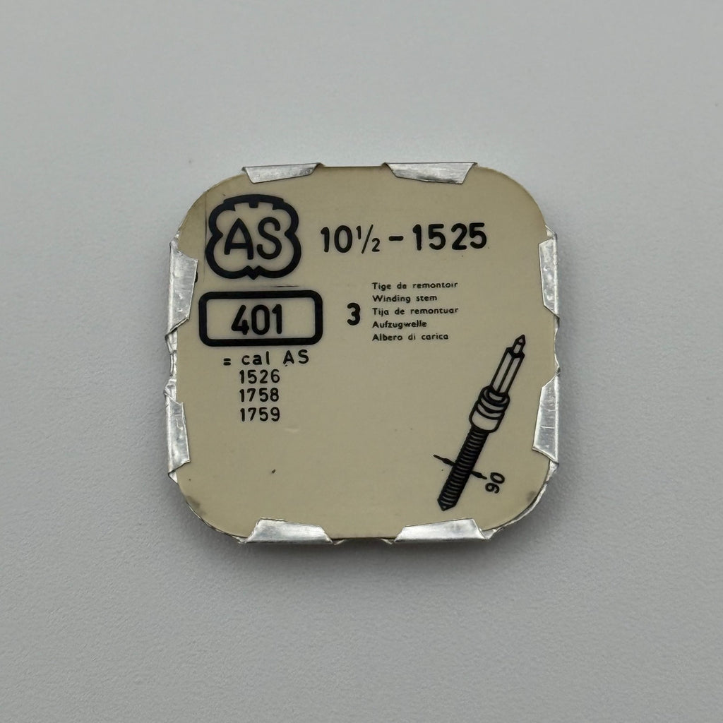 AS 1525 Winding Stem Pack Of 3 - 10 1/2 - 401 - New Old Stock - Watch Parts
