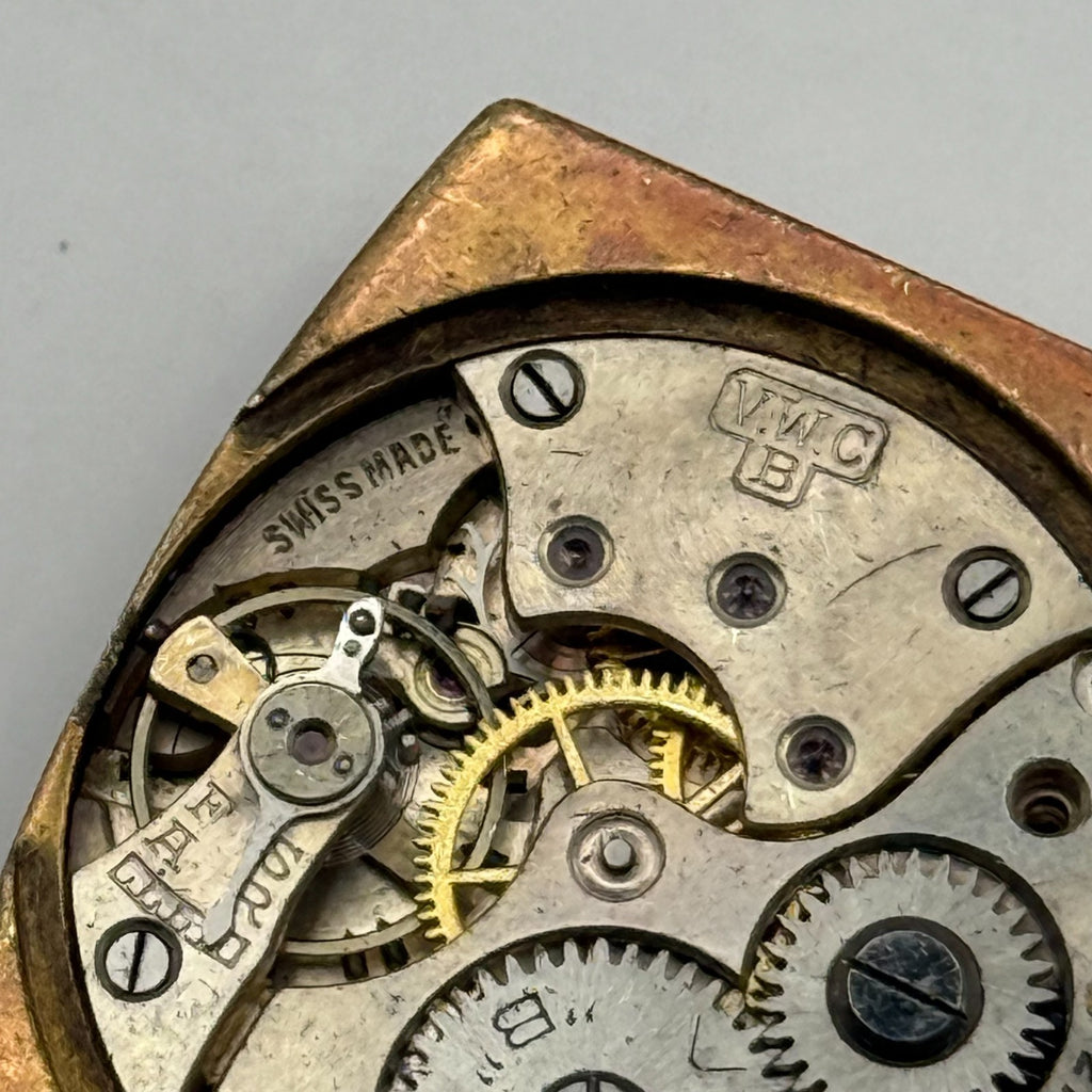 Vertex “B” Watch Movement - VWC B 15 Jewels - For Parts / Repair - 26.1mm