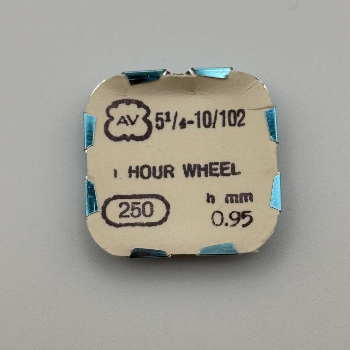 AV 10/102 Hour Wheel - 5 1/4 - 250 - New Old Stock - Watch Parts
