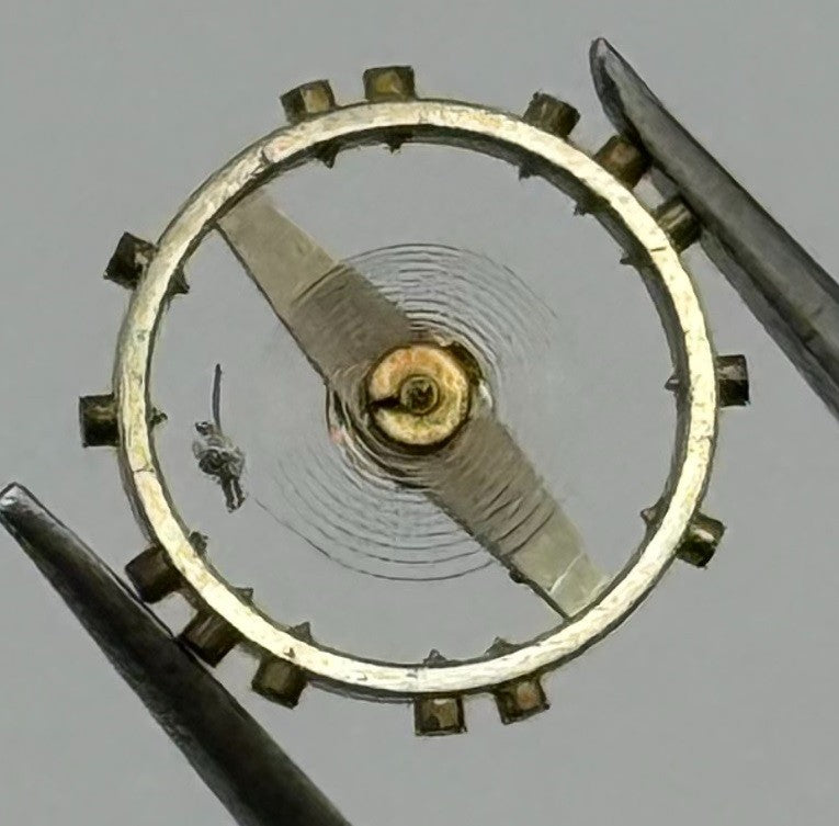 FEF 370 371 Balance Wheel Complete And Spring Renata 176 Watch Movement Parts