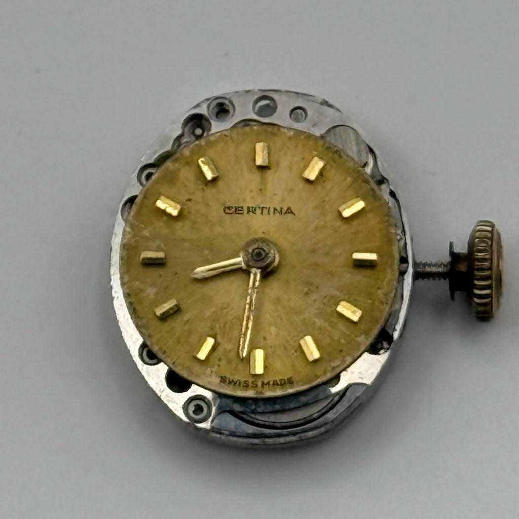 Certina 13-20 Watch Movement Ladies 17 Jewels Running Manual Wind Parts 15.5mm