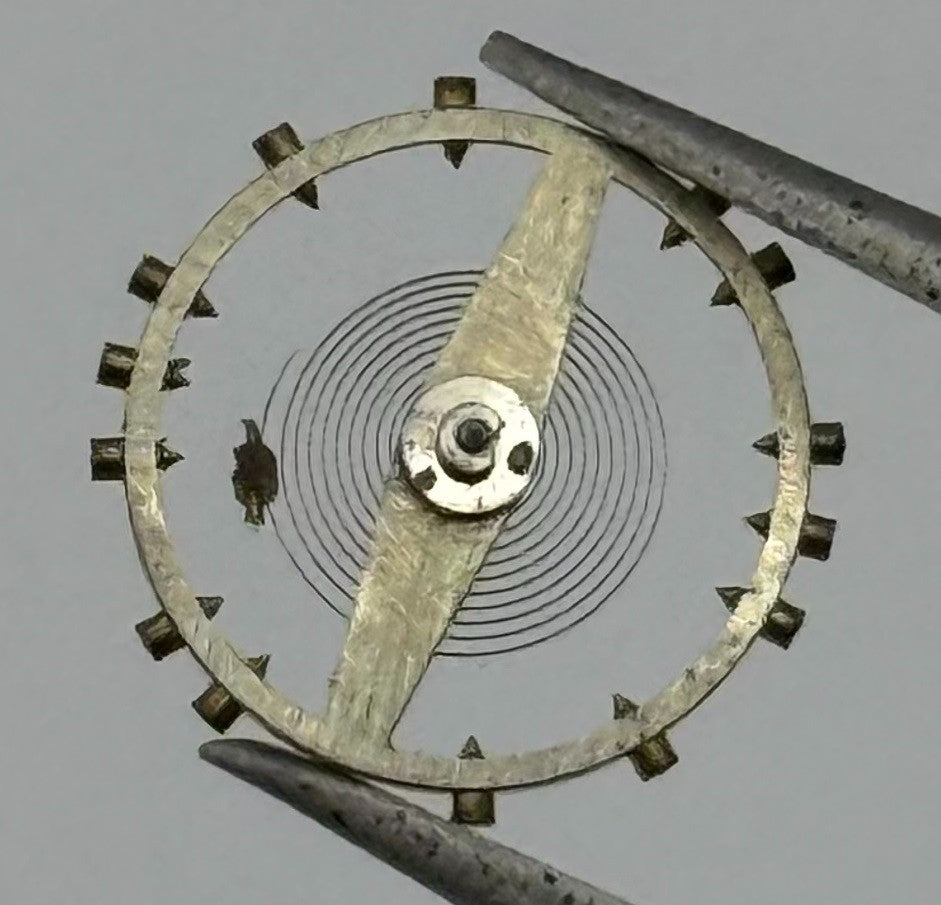 Lorsa P62 P75 Balance Wheel Complete And Spring Renata 1282 Watch Movement Parts