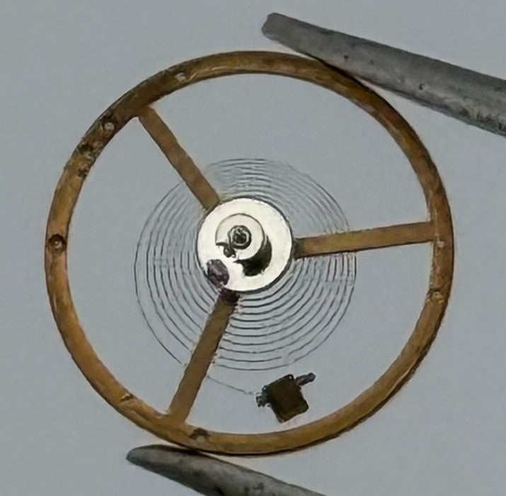 BFG 927-21 Balance Wheel Complete And Spring 6¾-8’’’ 1892 M Watch Movement Parts