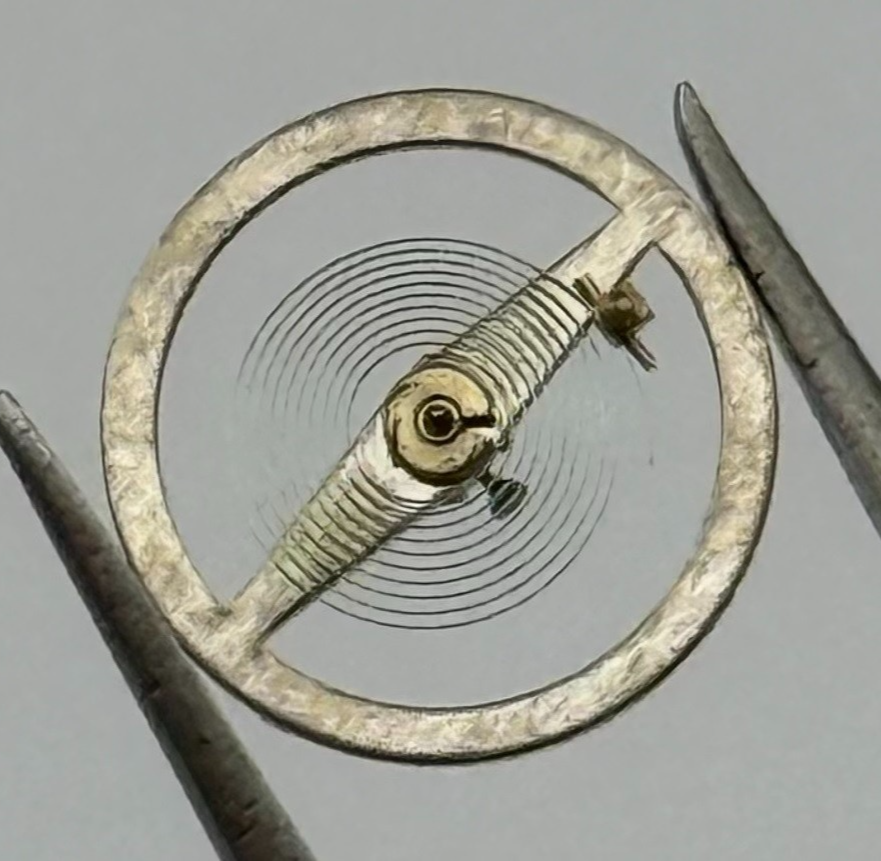 BFG 755 DGT Balance Wheel Complete And Spring 12’’’ 948 Watch Movement Parts NOS