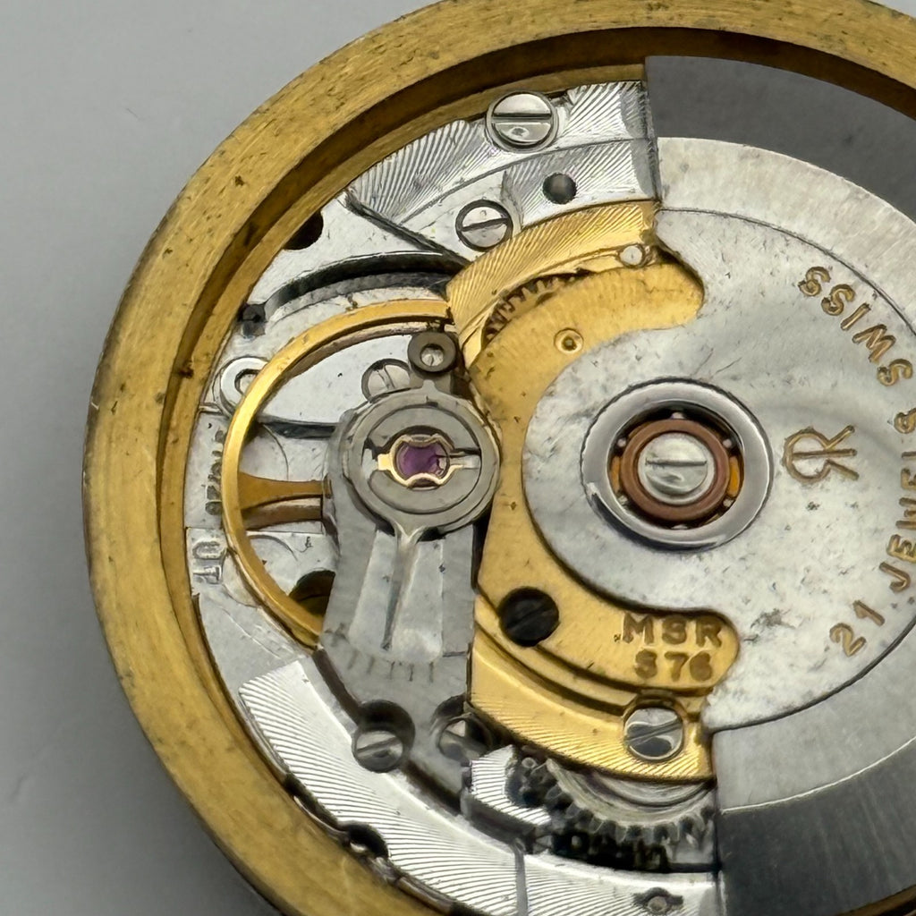 MSR S76-28 Watch Movement - Garrard Date Automatic - For Parts / Repair - 30.6mm