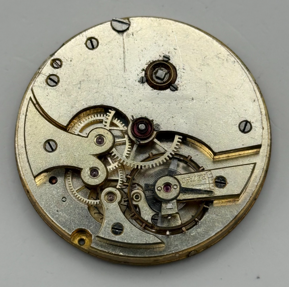 High Grade Pocket Watch Movement Running Hunter Antique Parts 36.2mm