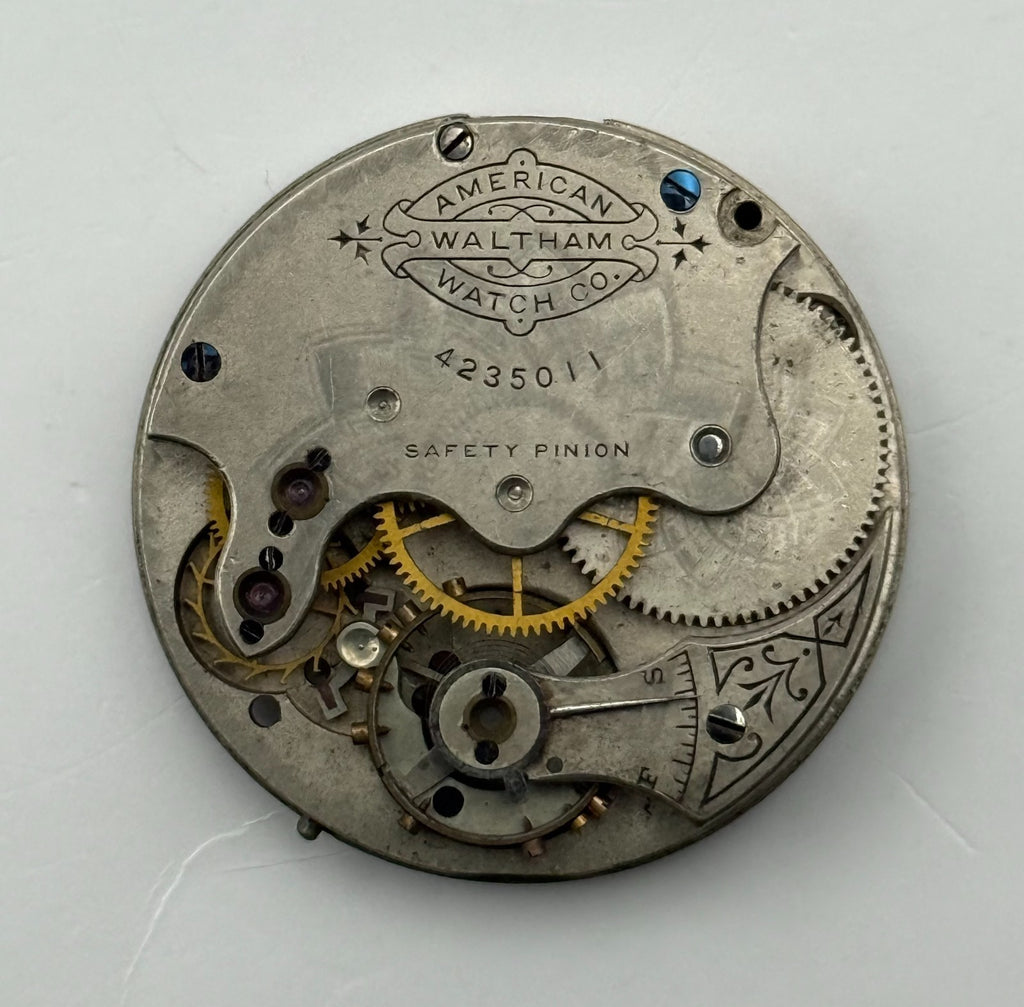Waltham Grade F Watch Movement Seaside Quality Model 1882 U.S.A. 1s Parts Repair