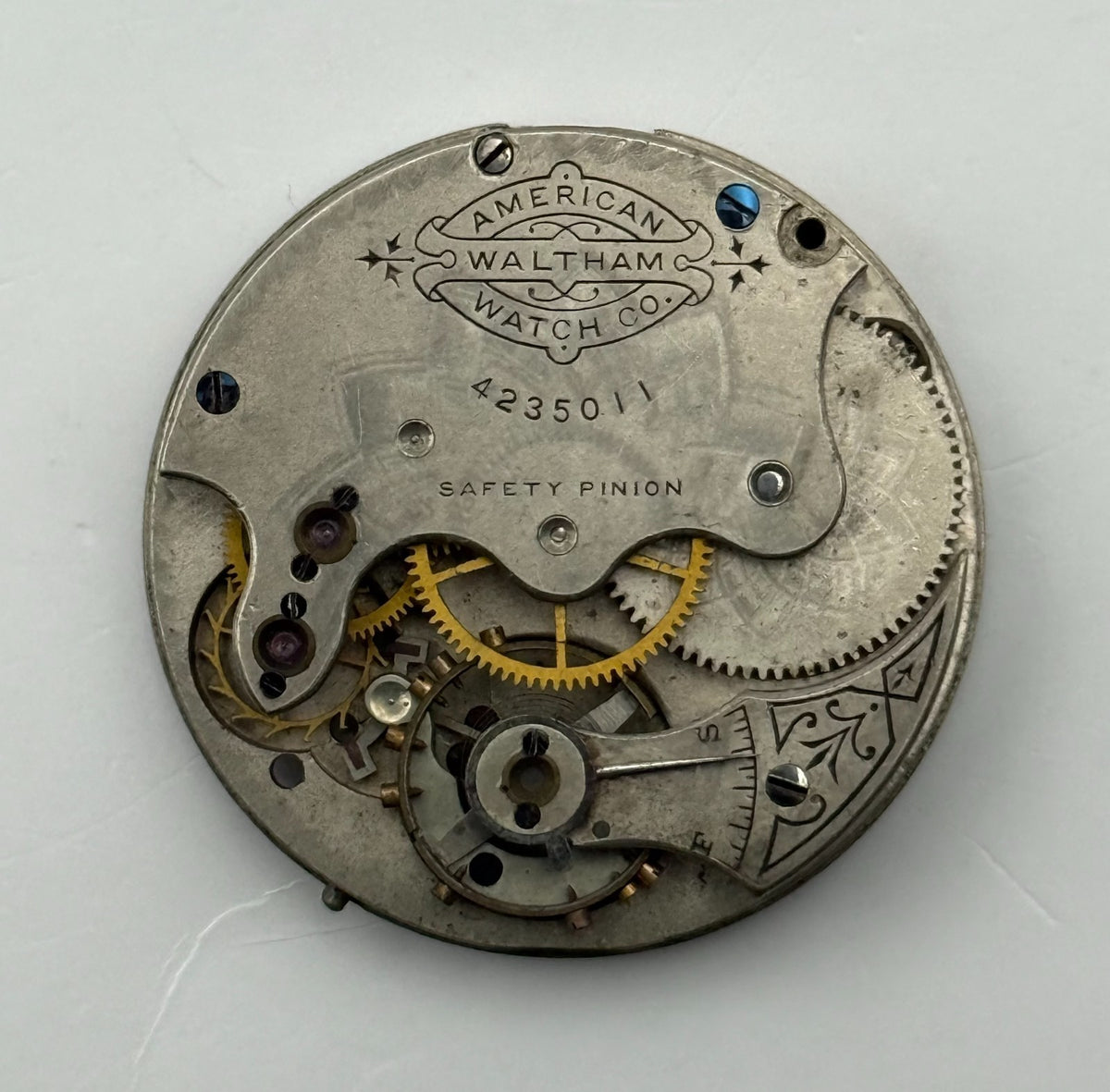 Waltham Grade F Watch Movement Seaside Quality Model 1882 U.S.A. 1s Parts Repair