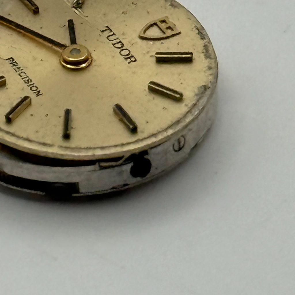 Tudor Precision Watch Movement - 17 Rubies Ladies - For Parts / Repair - 15.5mm