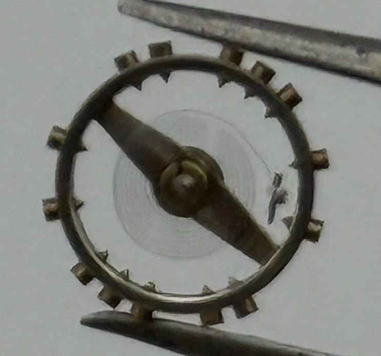 AS 1677 Balance Wheel Complete And Spring Renata 1224 Watch Movement Parts NOS