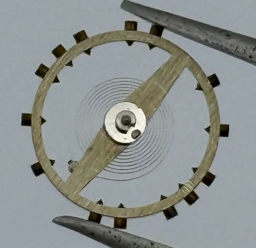 AS 984 Balance Wheel Complete And Spring 10½’’’ Renata 30 M Watch Movement Parts