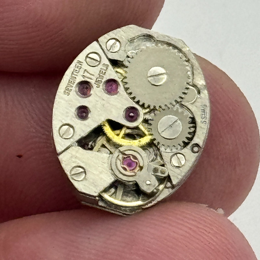 FEF 6632 Watch Movement Ladies Manual Wind Swiss Vintage Parts Spares 13mm