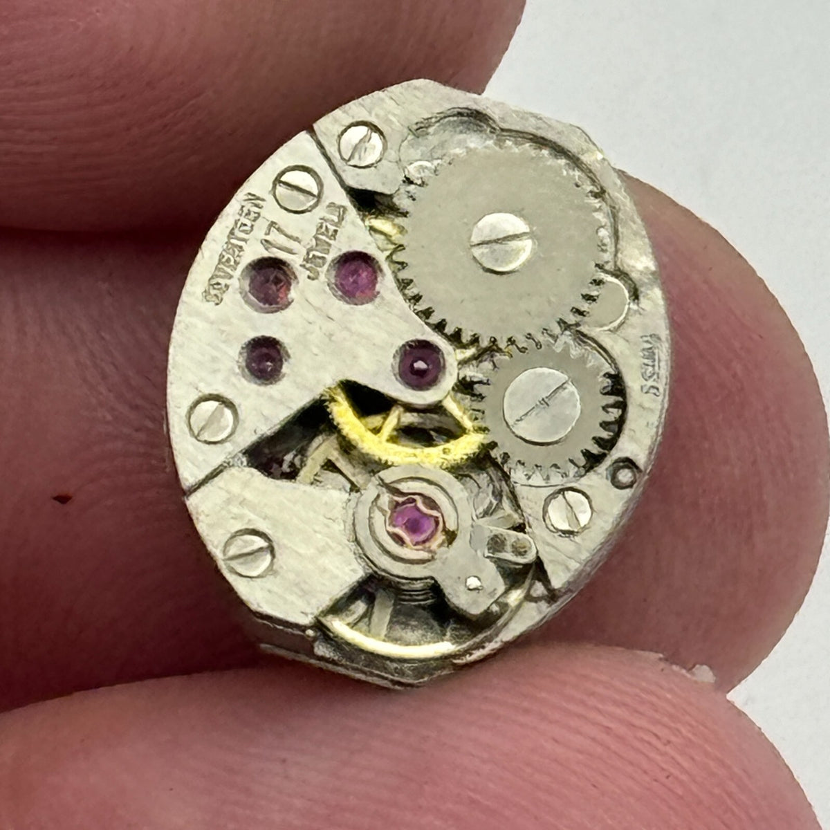 FEF 6632 Watch Movement Ladies Manual Wind Swiss Vintage Parts Spares 13mm