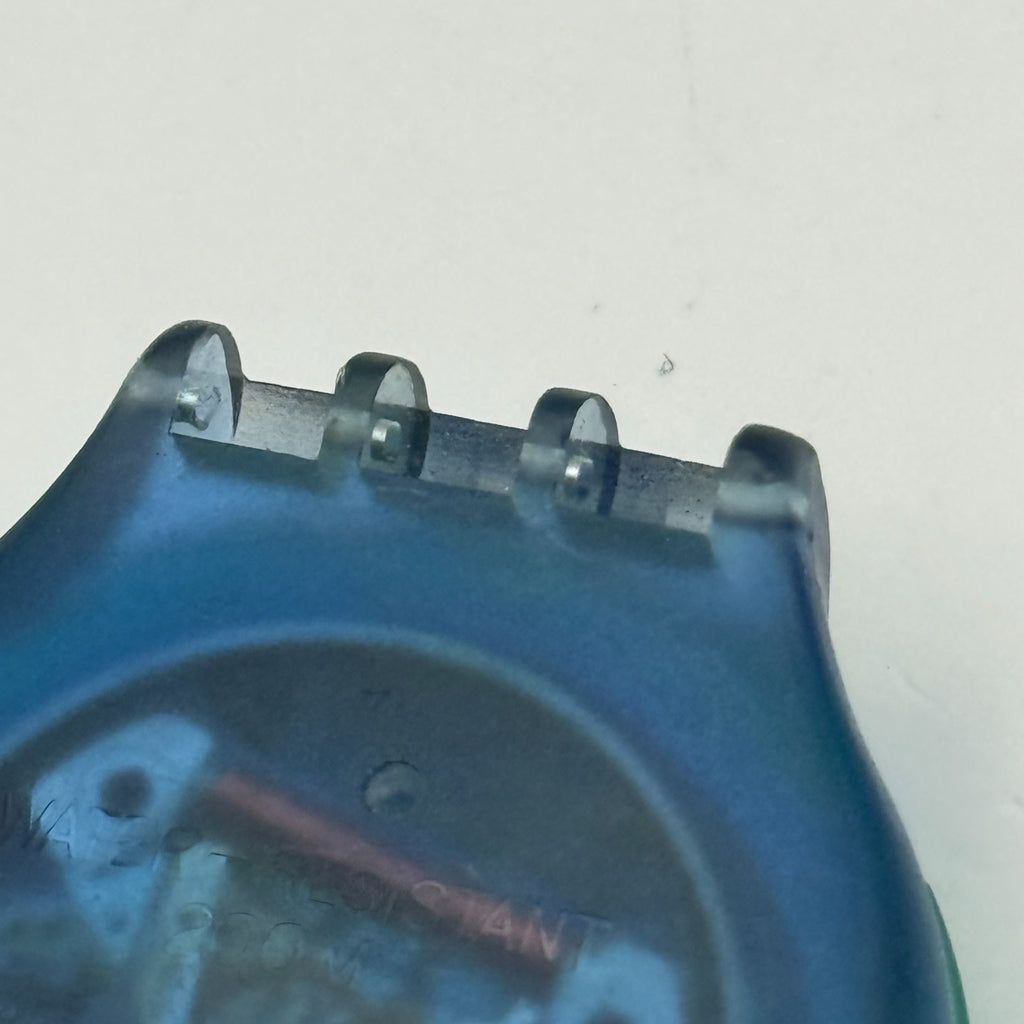Vintage Swatch Scuba 200 Watch SDN100 Blue Moon 1990 ETA Quartz Swiss 40mm Parts