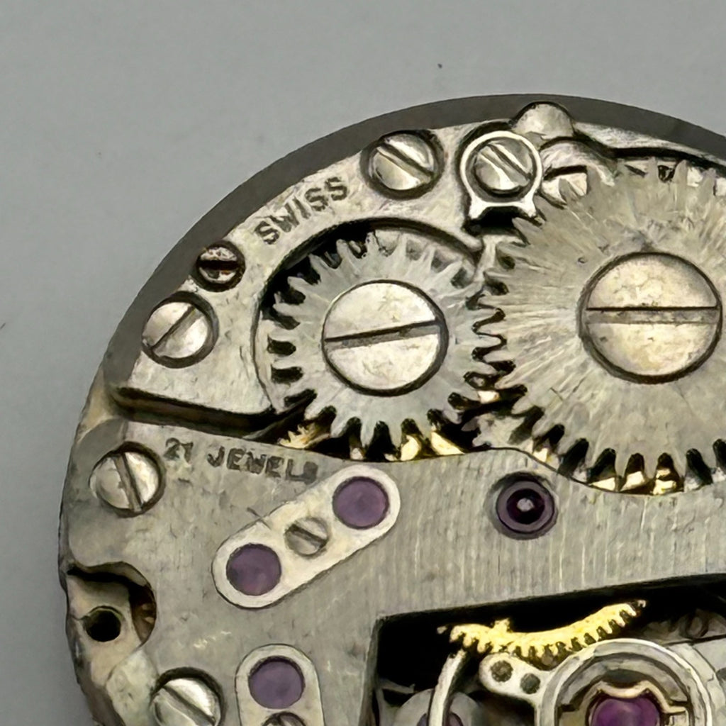 FHF 34-21 Watch Movement Rotary 21 Jewels Swiss Manual Wind Parts Repair 17.5mm