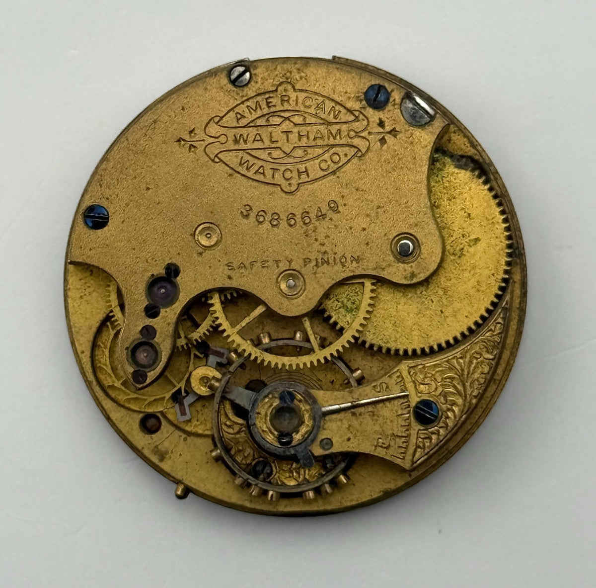 Waltham Grade G Watch Movement Seaside Quality Model 1882 American 1s Parts