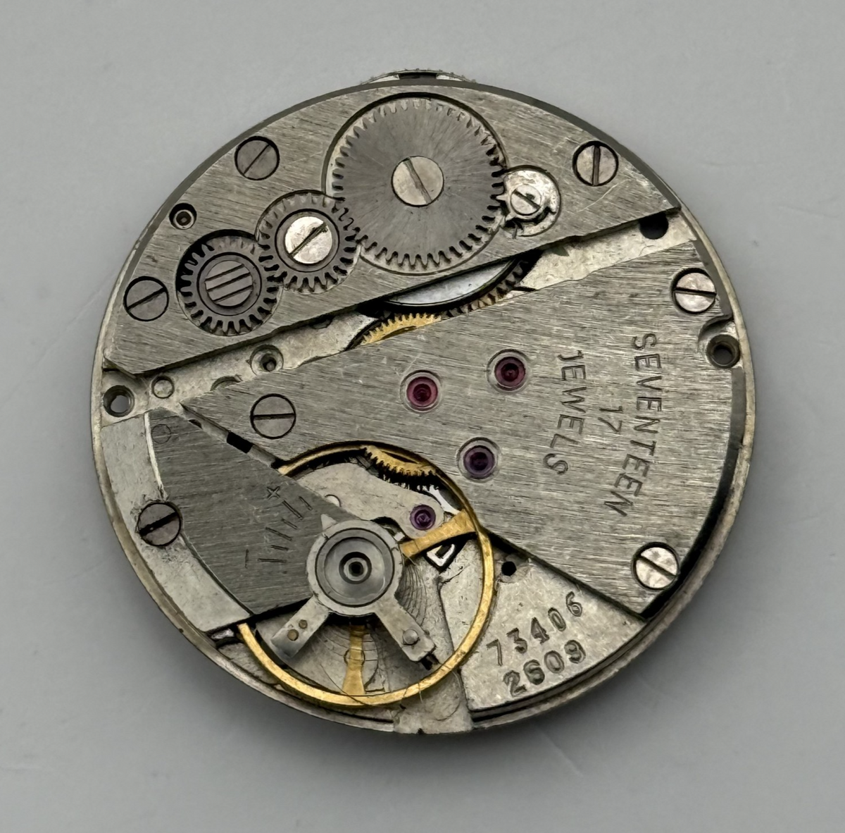 Poljot 2609 Watch Movement Soviet 17 Jewels Manual Wind Parts Repair 26.5mm
