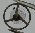 AS 1677/2 Balance Wheel Complete And Spring 5’’’ 5155 Watch Movement Parts NOS