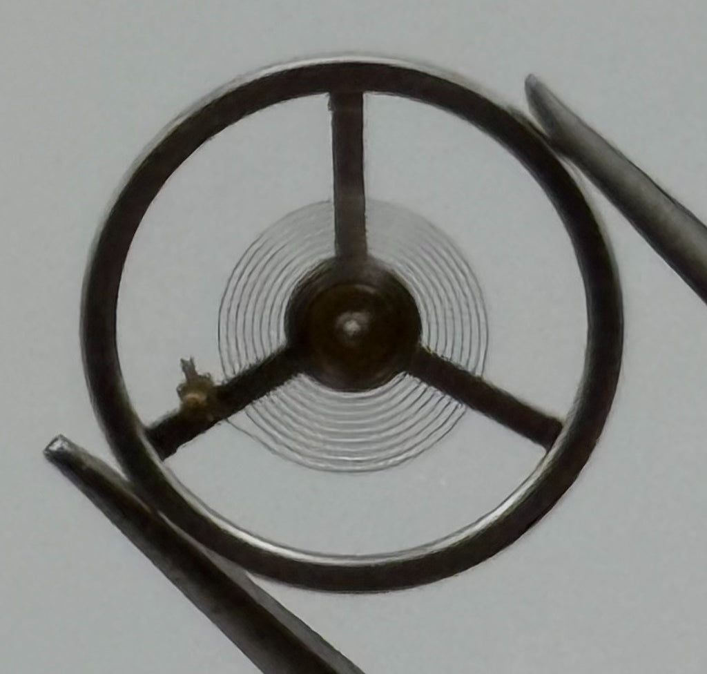 Ebosa 65 Balance Wheel Complete And Spring 12½''' 942 Watch Movement Parts NOS