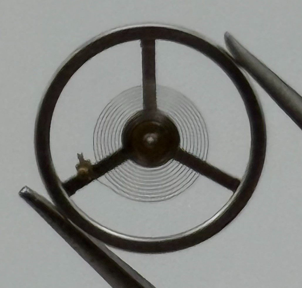 Ebosa 65 Balance Wheel Complete And Spring 12½''' 942 Watch Movement Parts NOS