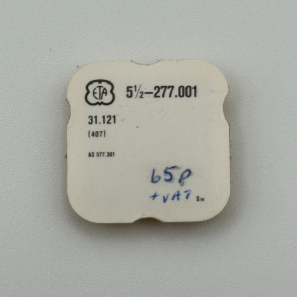 ETA 277.001 Cannon Pinion - 5 1/2 - 407 - New Old Stock - Watch Parts