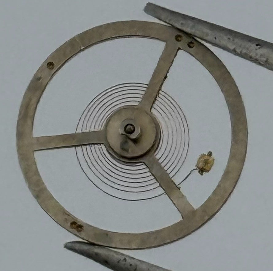 Ebosa 65 Balance Wheel Complete And Spring 12½’’’ 942 Watch Movement Parts NOS