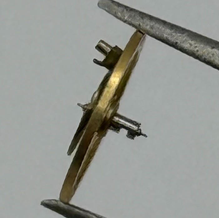 AS 1037 Balance Wheel Complete And Spring 5¼''' Watch Movement Parts NOS