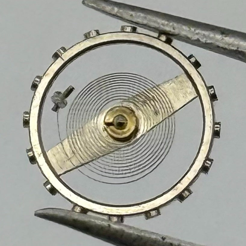 EB 1297 1469 Balance Wheel Complete And Spring 117 Watch Movement Parts NOS