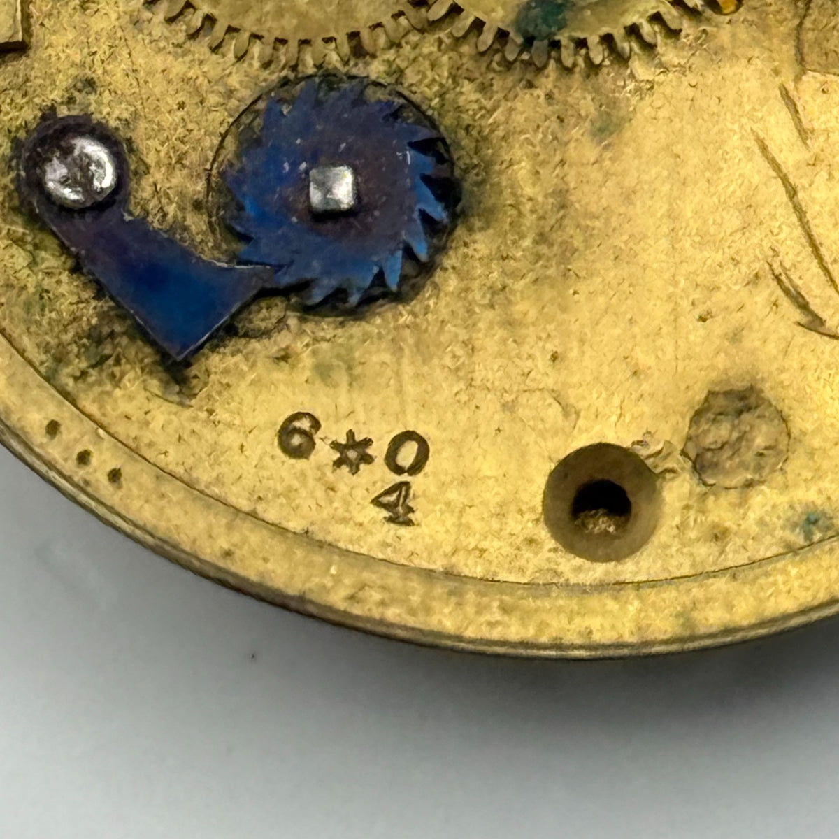 English Lever Fusee Pocket Watch Movement - G.H. Roc Cambridge - Parts / Repair