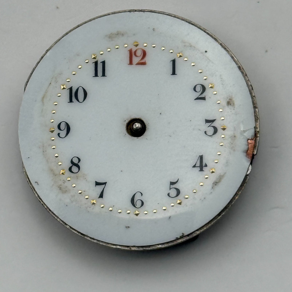 Unidentified Watch Movement Manual Swiss Vintage Wind Parts Repair 24.4mm