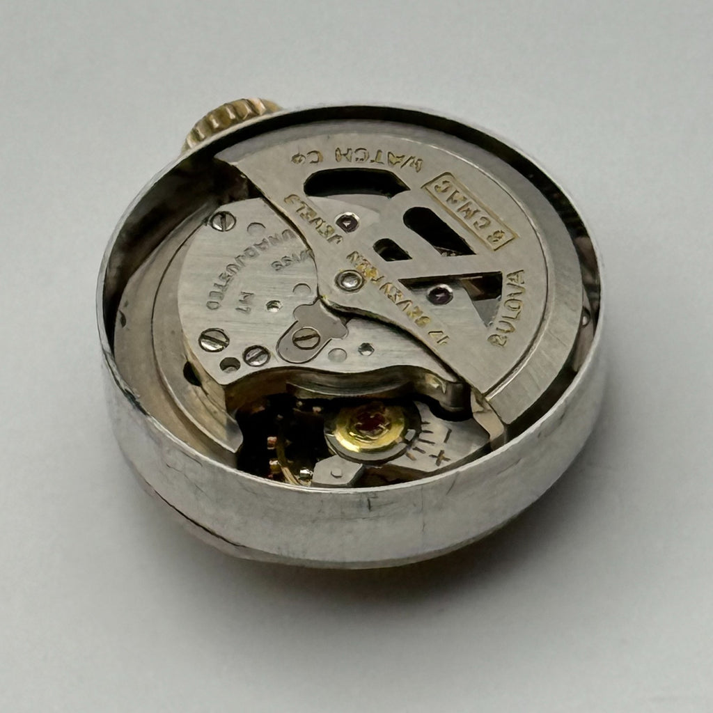 Bulova 6CMAC Watch Movement Running 17 Jewels Swiss Automatic Parts 16.4mm