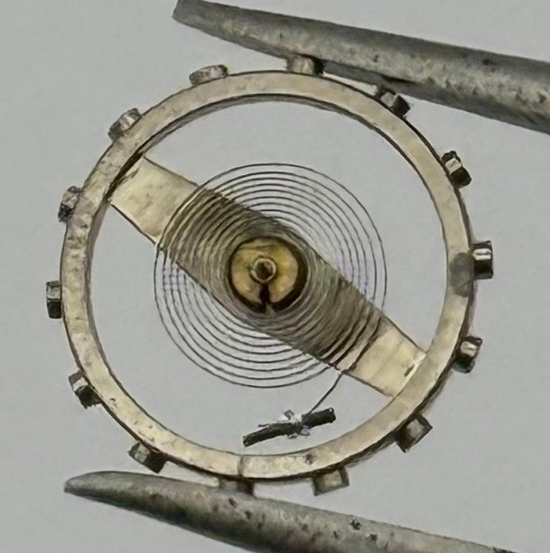 Brac 2051 Balance Wheel Complete And Spring 5½’’’ 69 M Watch Movement Parts NOS