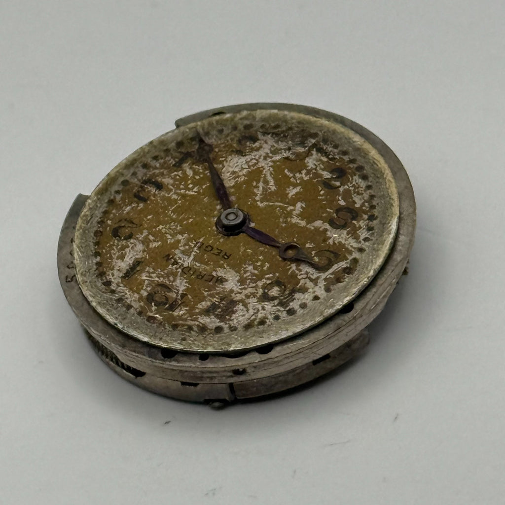 Meridian Regd Watch Movement 15 Jewels 6 Adjustments Manual Wind Parts 23.6mm